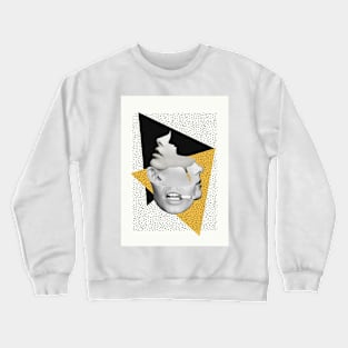 collage art / Faces Crewneck Sweatshirt